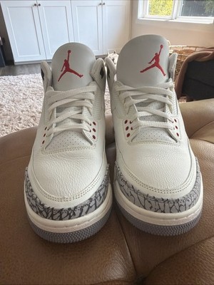 Size 12 - Jordan 3 Retro Mid White Cement Reimagined
