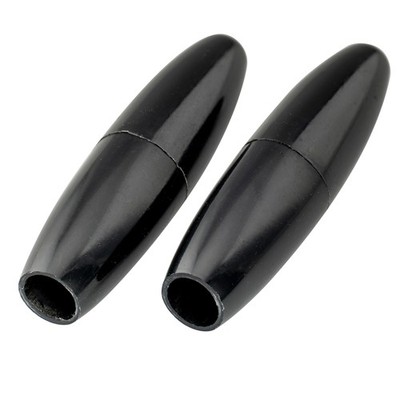 Musiclily pro 2Pcs Schwarz Zoll Kunstoff Tremolo Spitze für Us Strat Gitarre