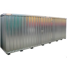 6m Container Schnellbaucontainer Baucontainer Lagercontainer Tür lange Seite