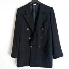 Vintage Brioni Roma Men s Wool Cashmere Double Breasted Blazer Size 39 Black