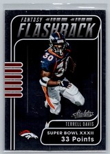 #FF-TD Terrell Davis 2020 Panini Absolute Fantasy Flashback Denver Broncos