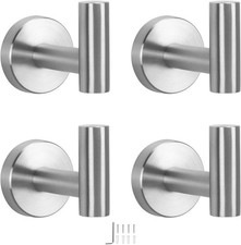 Bath Towel Hooks- SUS 304 Stainless Steel Robe Hook Holder, Heavy Duty Coat Hook