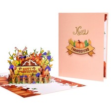 Thanksgiving Exquisite Greeting Card Three-Dimensional Postcards Party Supplies