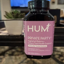 HUM Private Party Vaginal Probiotic PH Balance For Women 30 ct Exp 09/2026