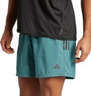 adidas Own The Run Mens Running Shorts Green 7 Inch Moisture Wicking Zip Pocket