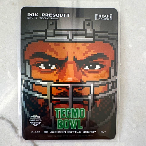 Bo Jackson Battle Arena Dak Prescott Day 1 Tecmo Bowl P-107 ALT 2025