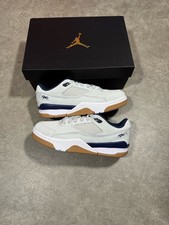 Jordan Flight Court GS Neutral Grey/Midnight Navy UK 6 Brand New with Box