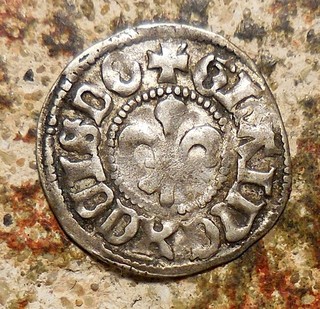 French States Strasbourg 1350 1550 AD Silver Kreuzer 17 mm 0.78 grams