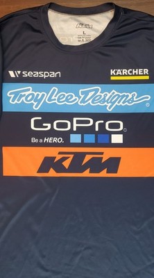 KTM Troy Lee Designs Motocross Racing Team Pit Crew Lg Shirt | eBay