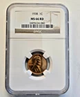 1938-P 1C Lincoln Wheat Penny NGC MS66 RD
