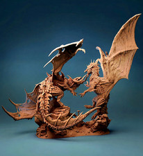 Beeindruckendes Fantasy-Drachen-Diorama &ndash; Modellbau
