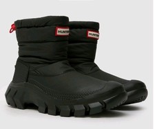 Hunter Women’s Intrepid Insulated Short Snow Boots Black Size 4