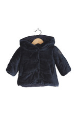 MonnaLisa Winterjacke  Samt Gr. EU 68 Blau Baby Neu
