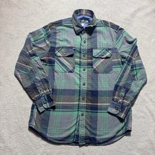 Boden Shirt Mens Large Button-Up Plaid Long Sleeve London Pockets Collared Tee