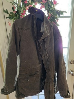 Carhartt C52CHT Quilted Lined Medium-Regular Vintage Coat Jacket Large