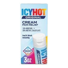 Icy Hot Original Pain Relief Cream, Fast-Acting Pain Relief with Menthol 10%...
