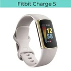 Fitbit Charge 5 Lunar White Advanced Tracker Fitness Health FB421 Heart Rate GPS