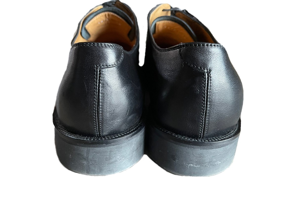 Barneys New York Mens Oxford Shoes Size 13  Black Leather Cap Toe Barneys New York Shoes - Etsy main image 2