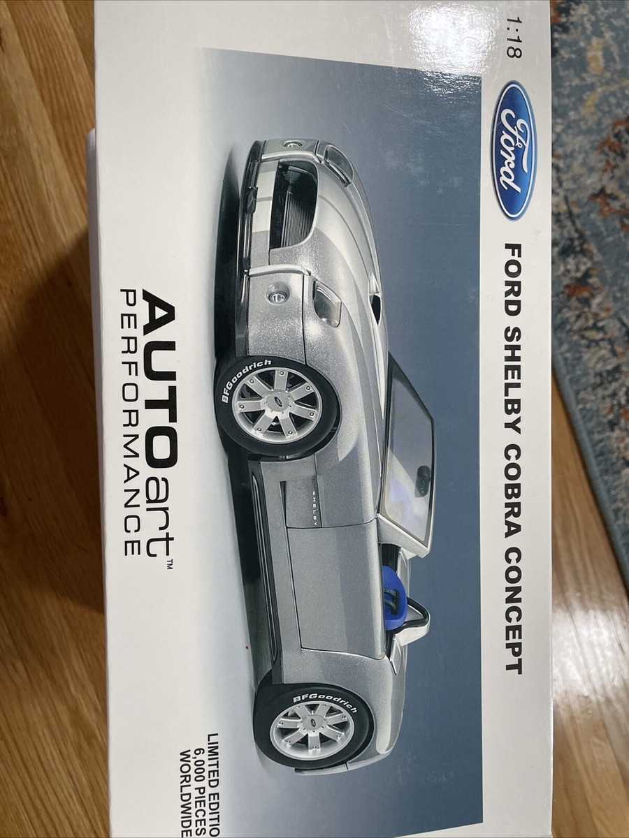 1/18 Diecast Autoart Ford Shelby Cobra Concept New Sealed Never