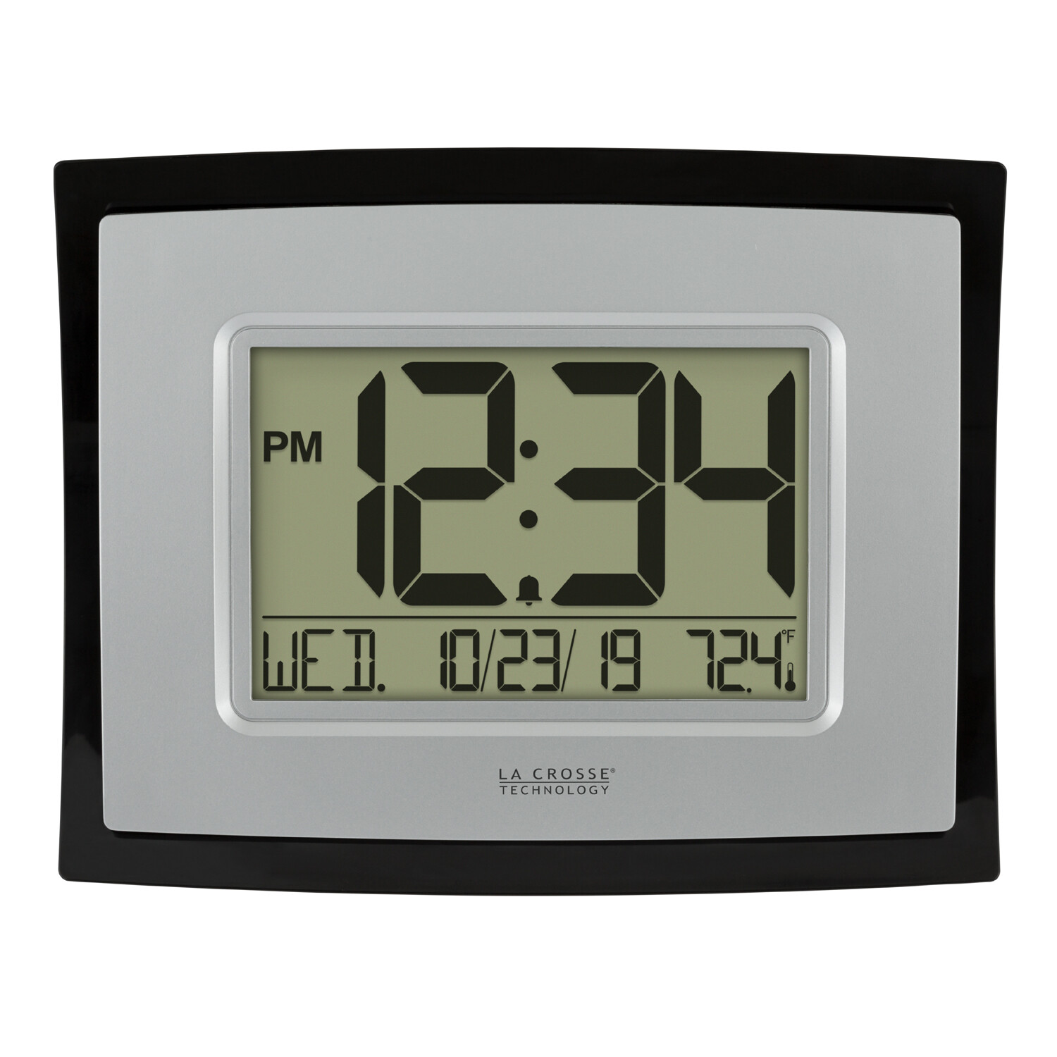 La Crosse Technology WT-8002U Digital Wall Clock with Clear Display