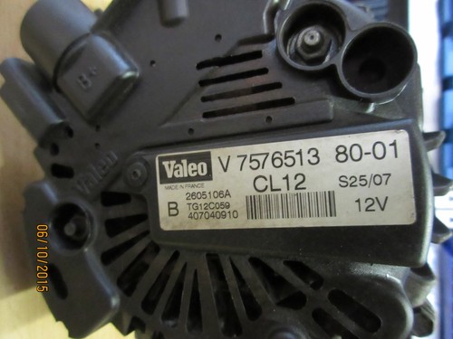 Генератор valeo 7576513