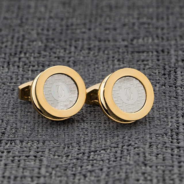 Cartier Cufflinks Men's Gold cuff links Fashion jewelry eBay