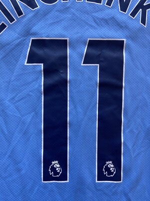 MANCHESTER CITY 2020 2021 HOME SHIRT JERSEY UMBRO sz L MEN #11