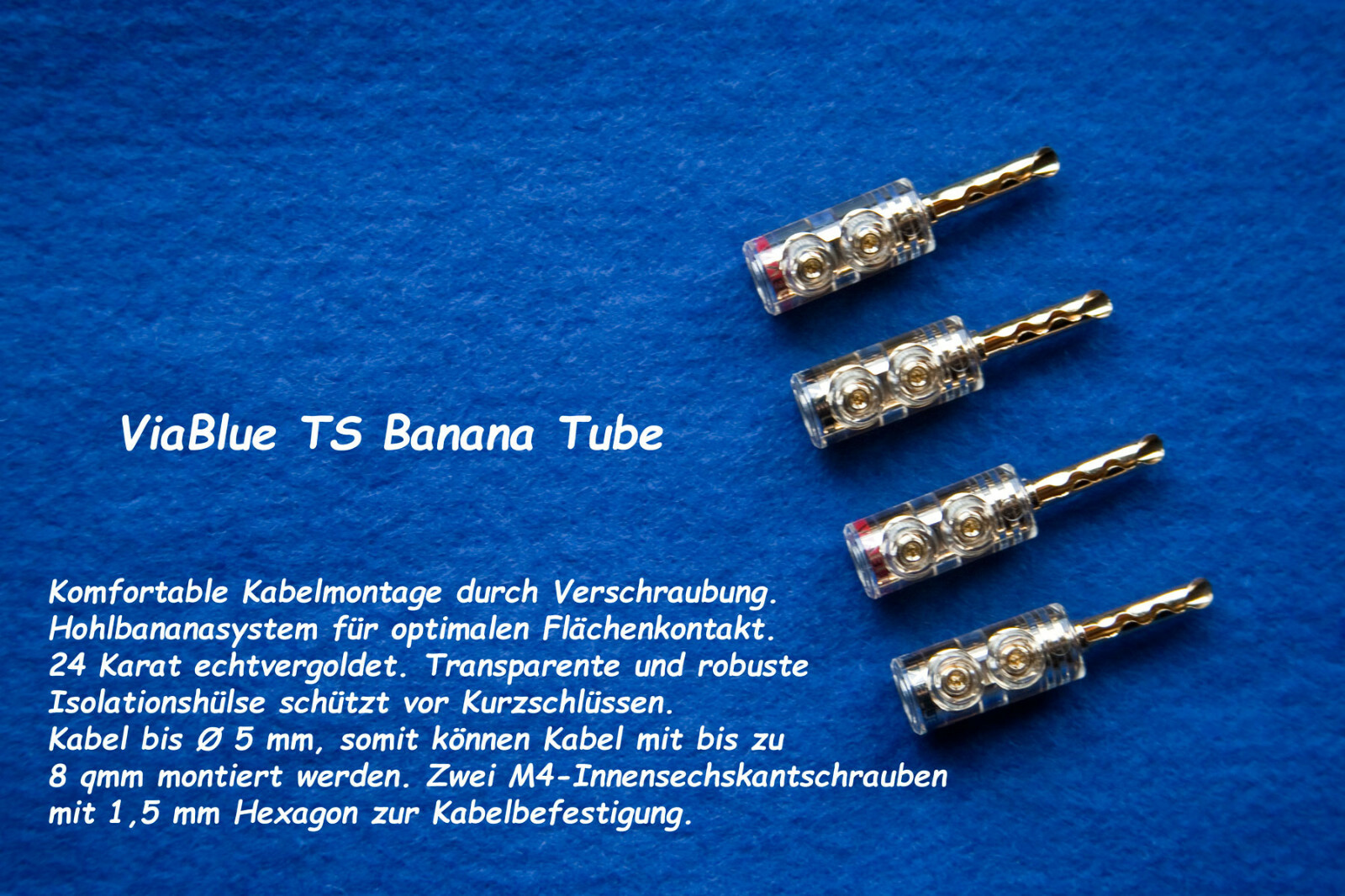 Thumbnail - Bananenstecker Kabelschuhe & Cinchstecker Von Dos Supra Viablue Wbt