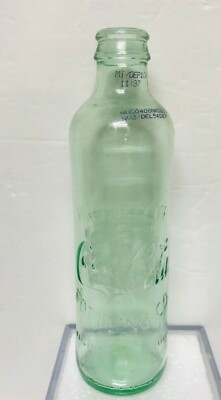 COCA COLA COKE No Refill 2008 Green Glass Bottle 9.3 ounce 