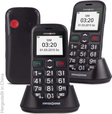 SWISSTONE BBM 320C Seniorenhandy einfaches Kinderhandy ohne Vertrag Handy