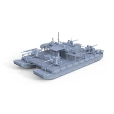 SSMODEL 1/72 Model Kit German Navy SF40 Siebel Air Defense Ferry Full Hull