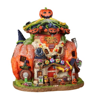 Lemax 25855 - SUGARED PUMPKIN CANDY SHOPPE, B/O (4.5V)