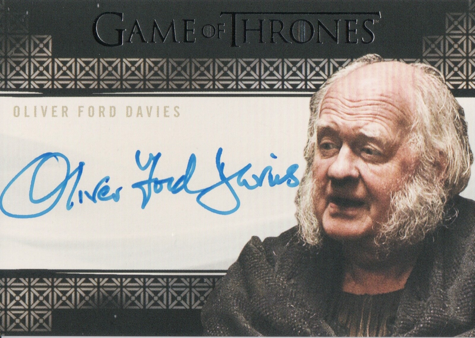 Game of Thrones Complete Series, Oliver Ford Davies (Cressen) Autograph Card
