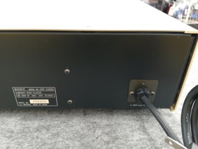 SONY CDP-XA5ES CD player D/A Converter Audio Gold AC100V 50Hz/60Hz
