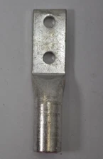 Burndy 2 Hole Lug Compression Connector Standard Pink YA34A3 Aluminum AL9CU