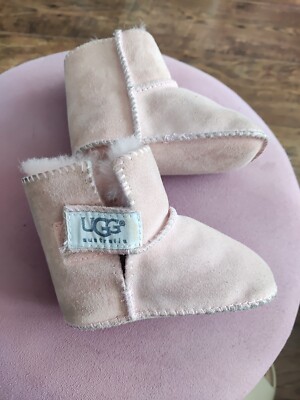 Baby Kinder weiche UGG Stiefel rosa klein 6-9 Monate 