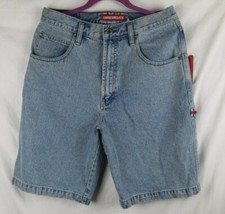 Unionbay 32 Vintage Carpenter Shorts Denim Blue Jean Mens