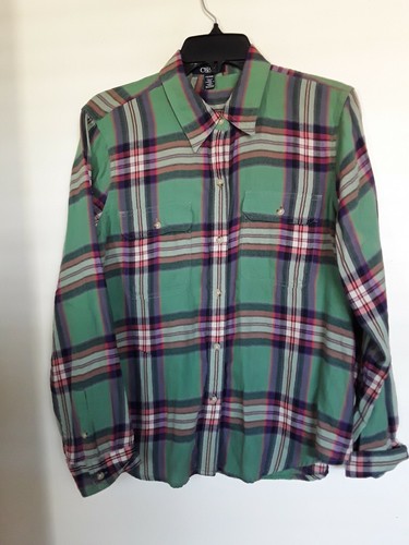 RALPH LAUREN CHAPS WOMEN'S PLAID FLANNEL SHIRT TOP BLOUSE SZ PXL | eBay
