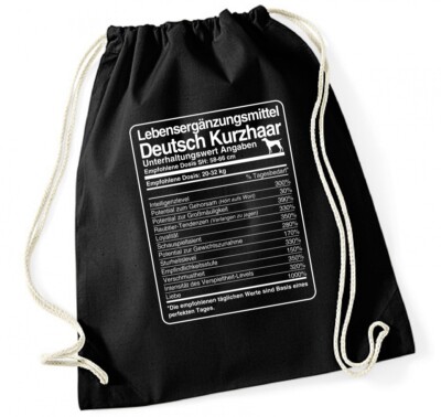 Turnbeutel DOSIS DEUTSCH KURZHAAR Lebensergänzungsmittel by Siviwonder