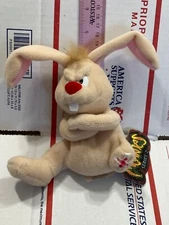 "Lucky" The Rabbit Meanies Beanie 1998 Series 2 The Idea Factory