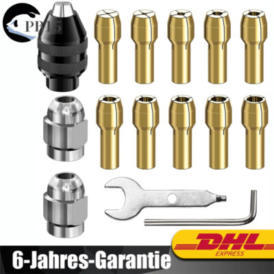 Bohrfutter-Spannzangensatz 1/32'' bis 1/8'' Ersatz 4486 Schnellwechsel Für Dremel