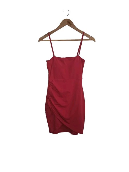 Ava & Ever Size 10 Stretch Bodycon Mini Dress Sleeveless Red