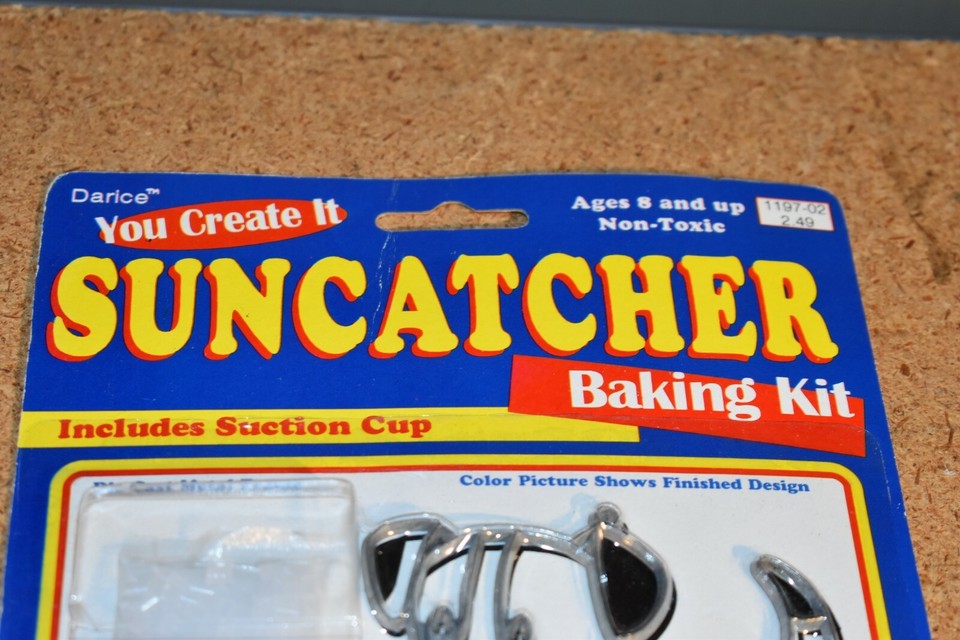 Vintage Darice You Create It Dog Ornament Suncatcher Form and Baking