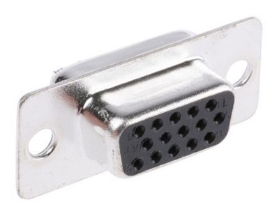 1 x MH Connectors Mhdds Serie Kabel Halterung Lot D-Sub Anschluss Buchse, 15 Weg