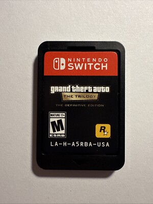 Grand Theft Auto: The Trilogy (Nintendo Switch) Game Cartridge