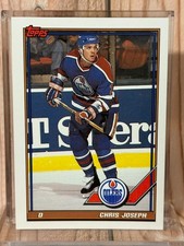 Chris Joseph 1991 Topps #432 Edmonton Oilers