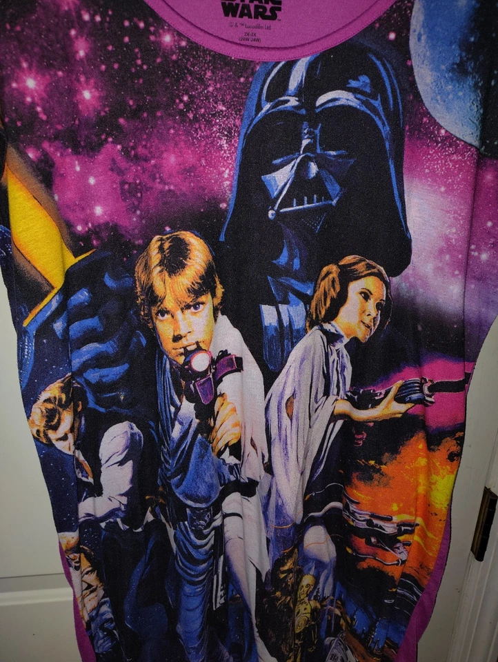 Star Wars Women's Nightgown Lucasfilm 2x-3x - Image 2 of 4