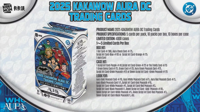 2025 Kakawow Aura DC Trading Cards Standard Hobby Box | eBay