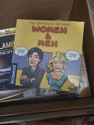 Brand New Sealed ~ The Difference Between Women & Men Game by Kosmos