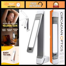 Light Therapy Desk Lamp - 10,000 LUX UV-Free Full-Spectrum  Adjustable Folding